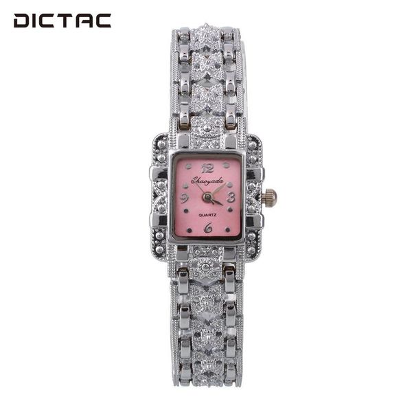 women lady bracelet oranment butterfly strap quartz square wrist watch gift, Slivery;brown
women lady bracelet oranment butterfly strap quartz square wrist watch gift, Slivery;brown