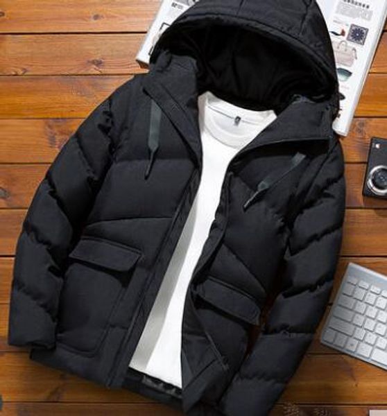winter new coat cotton men's clothing cotton padded warm outerwear coats parkas, Black
winter new coat cotton men's clothing cotton padded warm outerwear coats parkas, Black