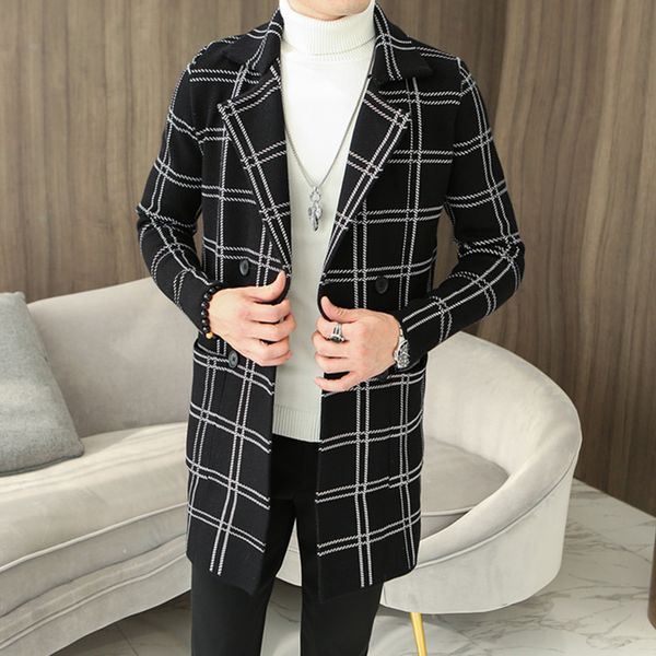 autumn and winter new men coat warm casual slim fashion plaid long jacket male clothes streetwear windbreaker man outwear, Tan;black
autumn and winter new men coat warm casual slim fashion plaid long jacket male clothes streetwear windbreaker man outwear, Tan;black