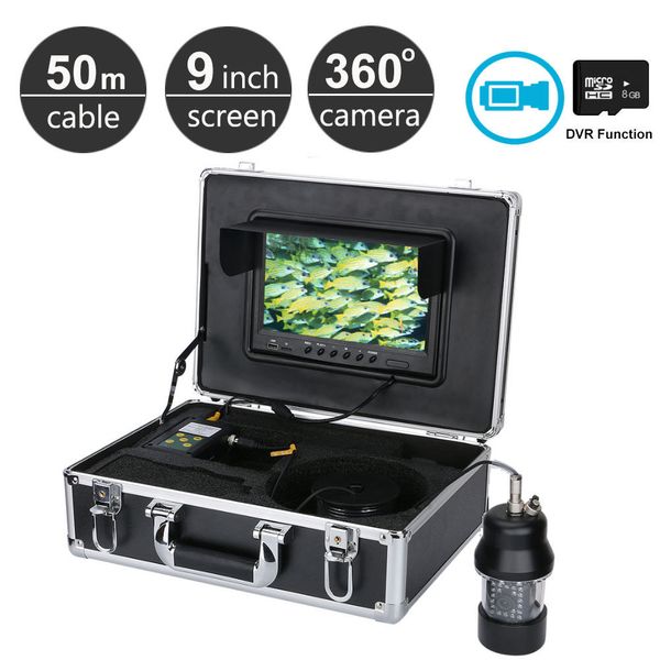 50m 9 inch lcd fi h finder underwater fi hing camera recorder dvr 360 degree
50m 9 inch lcd fi h finder underwater fi hing camera recorder dvr 360 degree