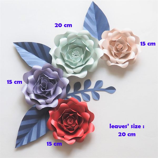 craft supplies artificial flowers paper flower wall for wedding party 4pcs + 4 leaves wedding & party deco home decoration diy (hfcp061720
craft supplies artificial flowers paper flower wall for wedding party 4pcs + 4 leaves wedding & party deco home decoration diy (hfcp061720