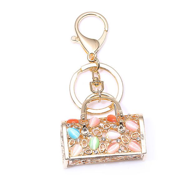 boosbiy 3d opal crystal bag keychain for lovers gift trinket lovely key holder women present chaveiro sleutelhanger car keyring, Silver
boosbiy 3d opal crystal bag keychain for lovers gift trinket lovely key holder women present chaveiro sleutelhanger car keyring, Silver