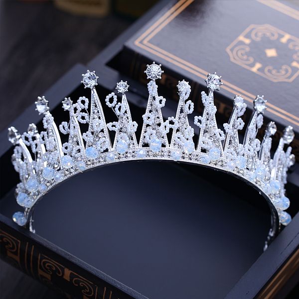 luxury tiara pearls crystal rhinestone bridal queen tiara crown pageant hair accessories bridal headpiece discount for wedding dresses cheap, Silver
luxury tiara pearls crystal rhinestone bridal queen tiara crown pageant hair accessories bridal headpiece discount for wedding dresses cheap, Silver