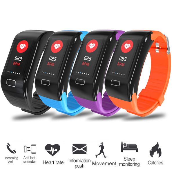 smart wristband color screen watch blood pressure heart rate monitor sport pedometer smart bracelet calling information reminder, Slivery;brown
smart wristband color screen watch blood pressure heart rate monitor sport pedometer smart bracelet calling information reminder, Slivery;brown