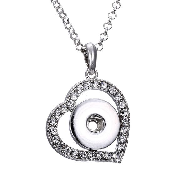noosa chunks snap jewelry crystal heart love snap button necklace fit 18mm snap button jewelry for women, Silver
noosa chunks snap jewelry crystal heart love snap button necklace fit 18mm snap button jewelry for women, Silver