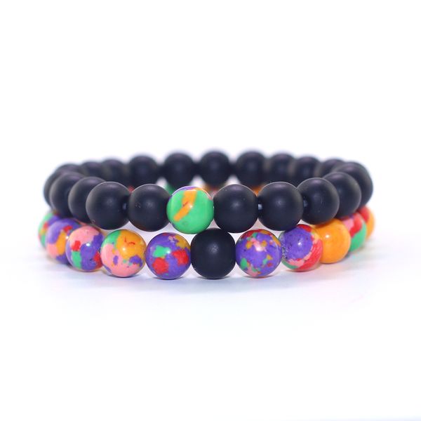 new fashion 8mm natural scrub stond colourful beaded jewery western style bracelet jewelry for men women gift special sale, Golden;silver
new fashion 8mm natural scrub stond colourful beaded jewery western style bracelet jewelry for men women gift special sale, Golden;silver