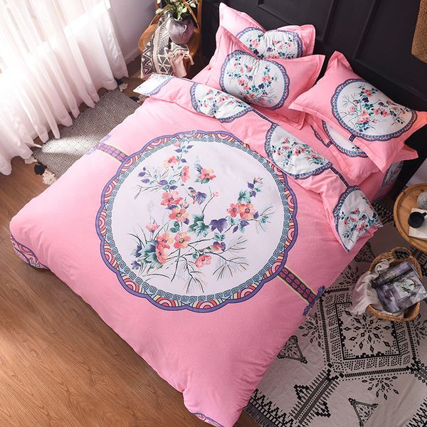 2018 home textile 100% cotton 4pcs bed sets king size bedding sets floral duvet cover pillowcases bed cover sheet linen
2018 home textile 100% cotton 4pcs bed sets king size bedding sets floral duvet cover pillowcases bed cover sheet linen