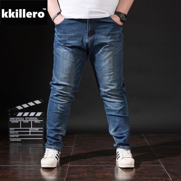 full size 34-48 jeans men regular fit soft stretch quality for comfort elastane five pockets as classic details, Blue
full size 34-48 jeans men regular fit soft stretch quality for comfort elastane five pockets as classic details, Blue