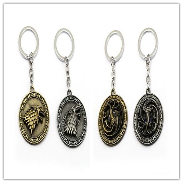 keychain jewelry metal alloy song of and fire rotatable targaryen stark keyring holder men chaveiro feminino, Silver
keychain jewelry metal alloy song of and fire rotatable targaryen stark keyring holder men chaveiro feminino, Silver