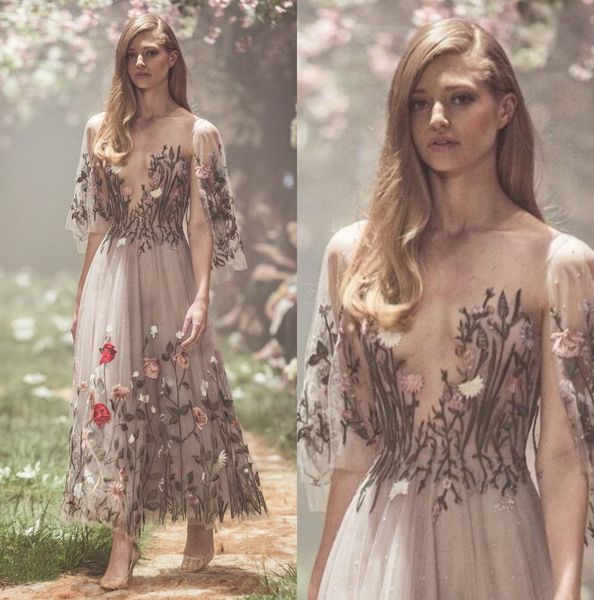 paolo sebastian 2019 prom dresses long sleeve embroidery evening gowns ankle length a line luxury party dress robes de soirée, Black
paolo sebastian 2019 prom dresses long sleeve embroidery evening gowns ankle length a line luxury party dress robes de soirée, Black