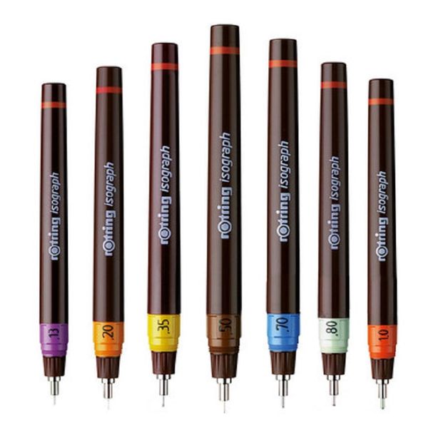 original rotring needle pen 0.1mm-1.0mm for choice, Black;red 
original rotring needle pen 0.1mm-1.0mm for choice, Black;red