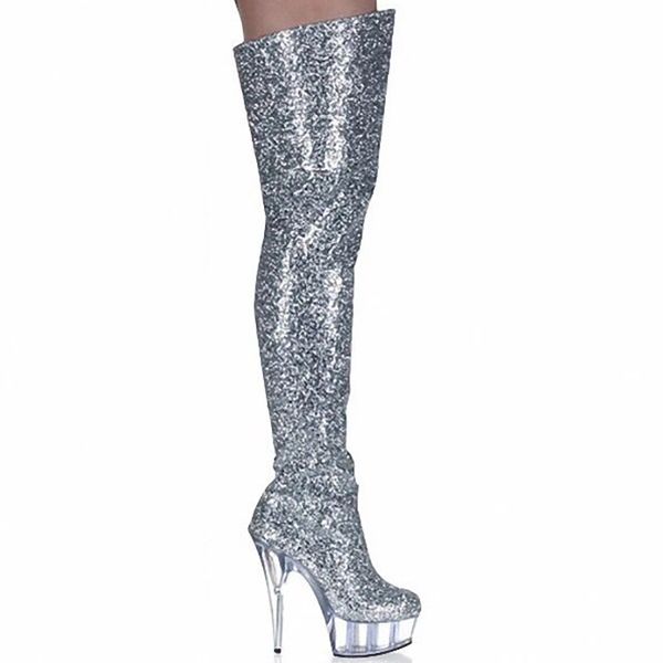 boots women shoes high heels thigh boots fashion glitter over knee fenty beauty gothic shoes ladies nightclub, Black
boots women shoes high heels thigh boots fashion glitter over knee fenty beauty gothic shoes ladies nightclub, Black