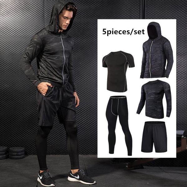 survetement 2017 new jogging suit men quick dry running sports set basketball compression yoga fitness set sport clothes for men, Black;blue
survetement 2017 new jogging suit men quick dry running sports set basketball compression yoga fitness set sport clothes for men, Black;blue