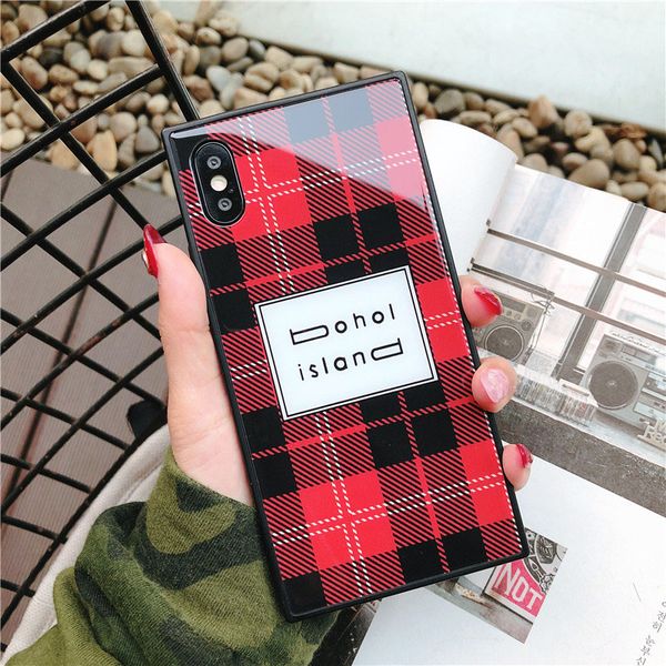 new luxury blue light square grid tempered glass phone cover for iphone 8 plus case shockproof cover for iphone 6 6s 7 x soft case
new luxury blue light square grid tempered glass phone cover for iphone 8 plus case shockproof cover for iphone 6 6s 7 x soft case