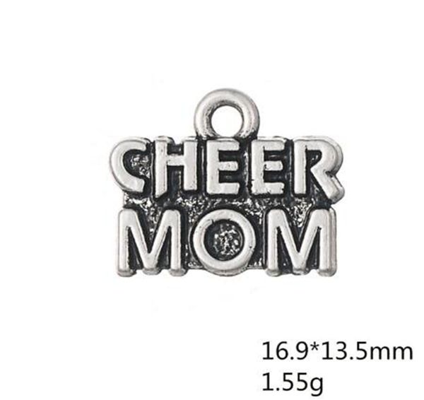 2021 tibetan silver plated cheer mom word charms cheering jewelry, Bronze;silver
2021 tibetan silver plated cheer mom word charms cheering jewelry, Bronze;silver