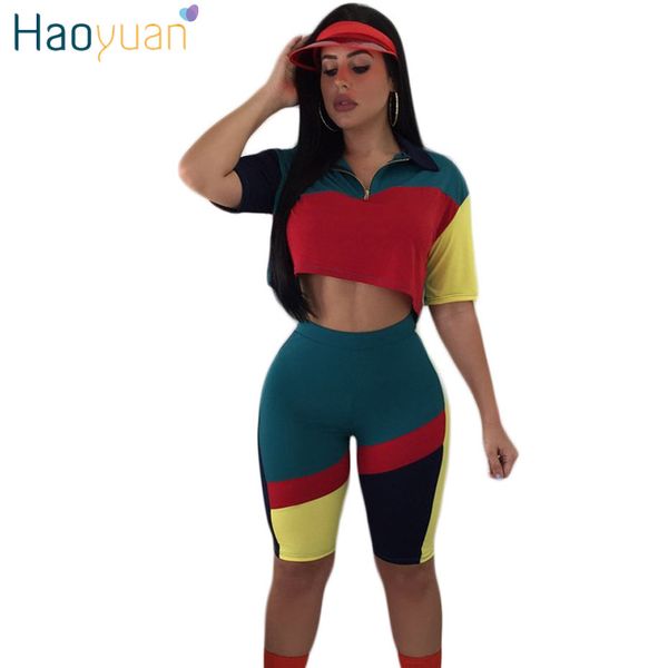 Pullover 2 Piece Set Women Patchwork Sexy Short Sleeve Tops +Bodycon Shorts Sweat Suits Summer Outfits Two Piece Casual Tracksuit
Pullover 2 Piece Set Women Patchwork Sexy Short Sleeve Tops +Bodycon Shorts Sweat Suits Summer Outfits Two Piece Casual Tracksuit