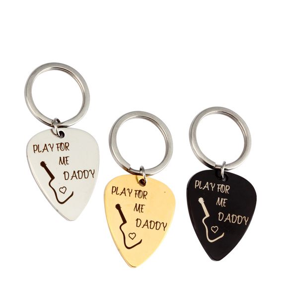 2pcs the guitar dial set pieces father's day key chain lettering play for me daddy stainless steel three colors gift, Silver
2pcs the guitar dial set pieces father's day key chain lettering play for me daddy stainless steel three colors gift, Silver