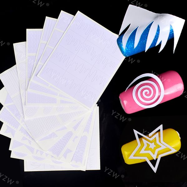 ywk 12 sheets nail stickers geometry stripe french nail vinyls circle diy nails art stencil tip guide decoration, Black
ywk 12 sheets nail stickers geometry stripe french nail vinyls circle diy nails art stencil tip guide decoration, Black