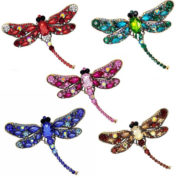 5 colors fashion personality super dragonfly pins scarf button neckline pin jewelry accessories, Gray
5 colors fashion personality super dragonfly pins scarf button neckline pin jewelry accessories, Gray
