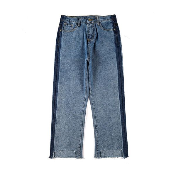 women's vintage high waist jeans harem pants loose cowboy pants 2018 slim straight female streetwear wide leg casual, Blue
women's vintage high waist jeans harem pants loose cowboy pants 2018 slim straight female streetwear wide leg casual, Blue