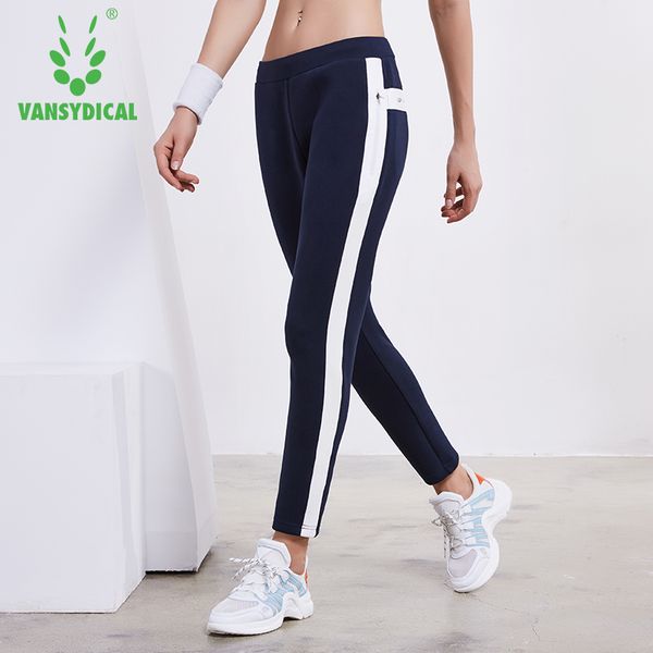 vansydical autumn winter sports running yoga pants women's striped breathable sweatpants outdoor workout jogging long trousers, Black;blue
vansydical autumn winter sports running yoga pants women's striped breathable sweatpants outdoor workout jogging long trousers, Black;blue
