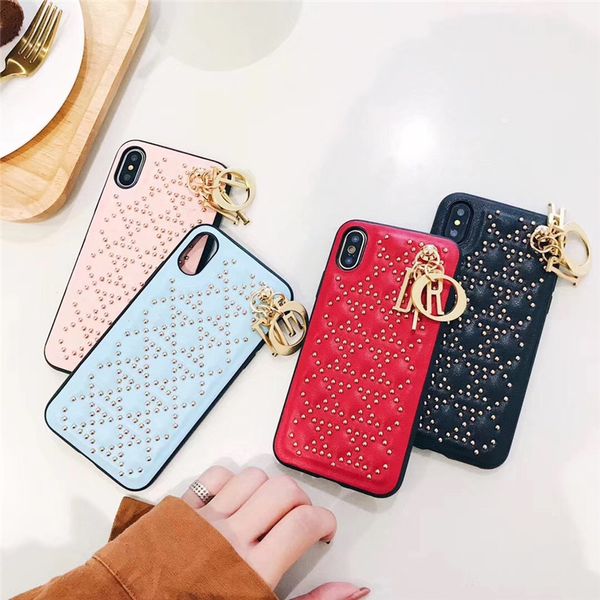 Luxury Rivets Design Phone Case For Iphone XS MAX Phone Case for Iphone Brand Designer Phone Case for iPhone X 678 Plus
Luxury Rivets Design Phone Case For Iphone XS MAX Phone Case for Iphone Brand Designer Phone Case for iPhone X 678 Plus