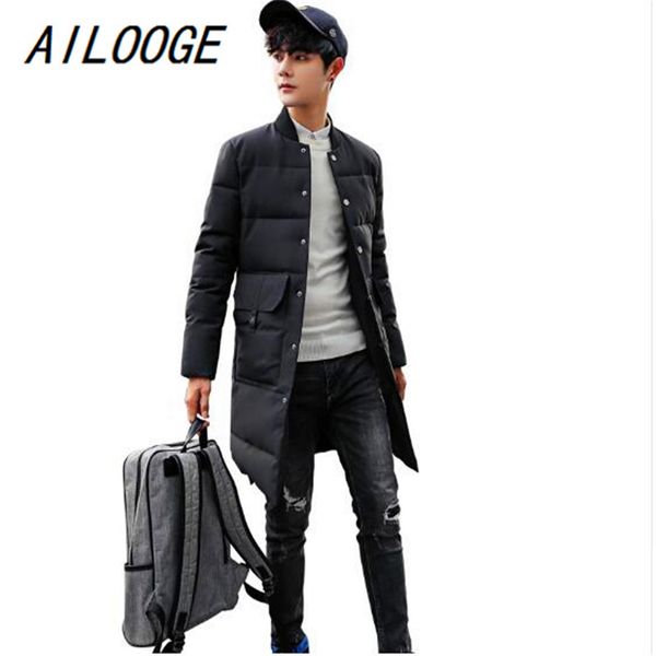 ailooge 2018 winter men parka jacket long coat male thick cotton-padded jacket parka coat male fashion casual, Black
ailooge 2018 winter men parka jacket long coat male thick cotton-padded jacket parka coat male fashion casual, Black