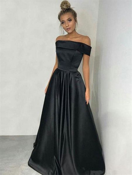 off the shoulder black satin long prom dresses 2018 bateau neck backless evening dresses vintage plus size formal party prom gowns
off the shoulder black satin long prom dresses 2018 bateau neck backless evening dresses vintage plus size formal party prom gowns