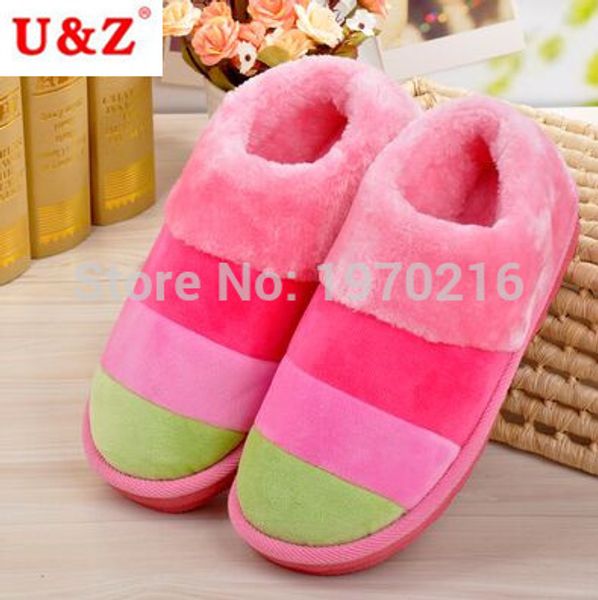 2017 fashion women men home warm shoes plus size 35-44 fur upper cotton-padded slippers,warm winter rainbow colorful shoes, Black
2017 fashion women men home warm shoes plus size 35-44 fur upper cotton-padded slippers,warm winter rainbow colorful shoes, Black