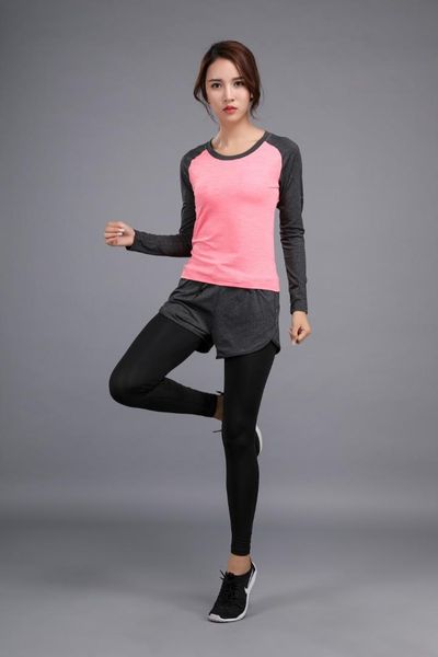 oln women yoga set gym fitness clothes tennis full shirt+pants yoga clothing running tight jogging workout leggings sport suit, White;red
oln women yoga set gym fitness clothes tennis full shirt+pants yoga clothing running tight jogging workout leggings sport suit, White;red