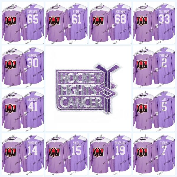 Youth 65 Erik Karlsson Purple Fights Cancer Practice Ottawa Senators 95 Matt Duchene 9 Bobby Ryan 61 Mark Stone Hockey Jerseys
Youth 65 Erik Karlsson Purple Fights Cancer Practice Ottawa Senators 95 Matt Duchene 9 Bobby Ryan 61 Mark Stone Hockey Jerseys