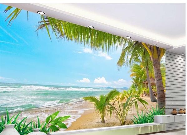 beach coconut tree tv background wall mural 3d wallpaper 3d wall papers for tv backdrop
beach coconut tree tv background wall mural 3d wallpaper 3d wall papers for tv backdrop