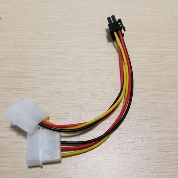 1 pcs atx dual 4pin molex to graphic video card 6pin pci-e pcie power cable cord 18awg 11cm for pc computer diy
1 pcs atx dual 4pin molex to graphic video card 6pin pci-e pcie power cable cord 18awg 11cm for pc computer diy