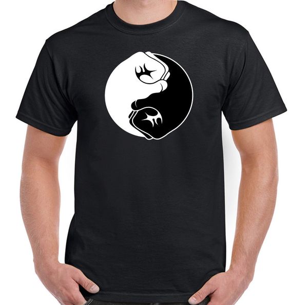 yin yang fists mens funny t-shirt mma kick muay thai funny tshits casual cotton short sleeve tees, White;black
yin yang fists mens funny t-shirt mma kick muay thai funny tshits casual cotton short sleeve tees, White;black