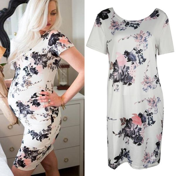 new maternity dress new summer fashion floral pattern milk silk fiber maternity clothes beach maternity dress casual pregnancy dress, White
new maternity dress new summer fashion floral pattern milk silk fiber maternity clothes beach maternity dress casual pregnancy dress, White