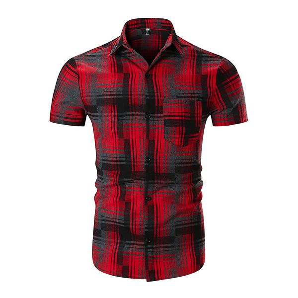 brand casual cotton shirts style men's double color plaid short sleeve shirts fashion summer shirt men slim fit eu/us size, White;black
brand casual cotton shirts style men's double color plaid short sleeve shirts fashion summer shirt men slim fit eu/us size, White;black
