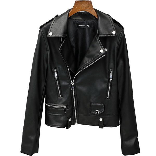 punk black faux leather pu women winter autumn short motorcycle jacket black faux leather coats outerwear coat
punk black faux leather pu women winter autumn short motorcycle jacket black faux leather coats outerwear coat