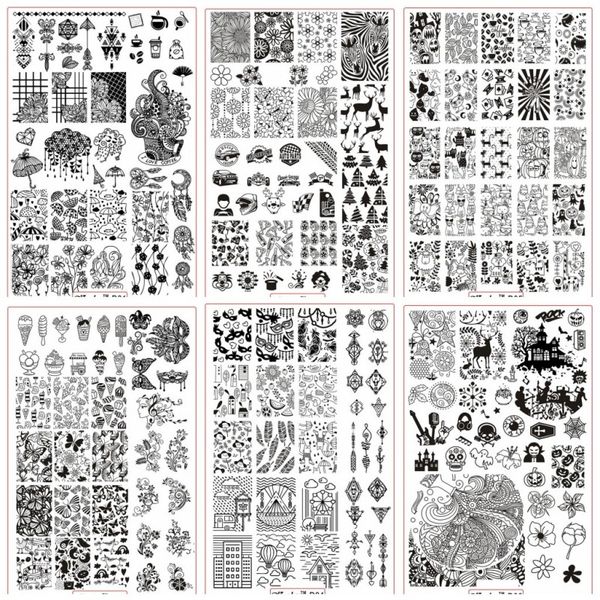 1pc 9.5*14.5 big stamp plates halloween bat, witch, umbrella, dream catcher pattern stamping image print plate for stamping kd01, White
1pc 9.5*14.5 big stamp plates halloween bat, witch, umbrella, dream catcher pattern stamping image print plate for stamping kd01, White