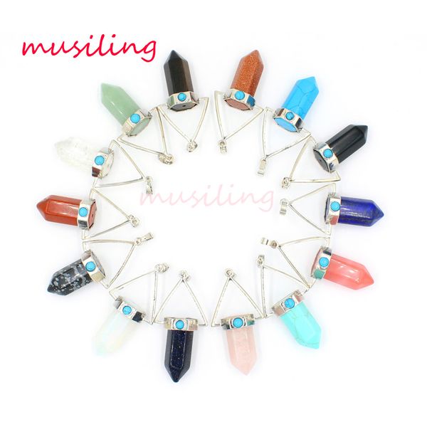 hexagonal prism necklace chain pendants pendulum natural stone silver plated charms crystal accessories fashion jewelry for women
hexagonal prism necklace chain pendants pendulum natural stone silver plated charms crystal accessories fashion jewelry for women