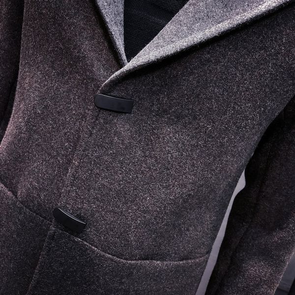winter men's warm merino wool jacket and coat men middle long wool coat male woolen blend jacket male warm overcoat, Black
winter men's warm merino wool jacket and coat men middle long wool coat male woolen blend jacket male warm overcoat, Black