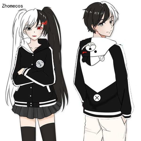 anime danganronpa monokuma cotton hooded hoodie jacket costumes cosplay for woman man pluz size, Black
anime danganronpa monokuma cotton hooded hoodie jacket costumes cosplay for woman man pluz size, Black