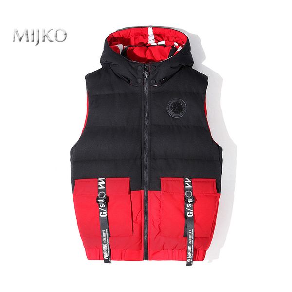 mijko 2018 new winter sleeveless jacket for men fashion warm hooded male winter vest light mens work waistcoat plus size m-3xl, Black;white
mijko 2018 new winter sleeveless jacket for men fashion warm hooded male winter vest light mens work waistcoat plus size m-3xl, Black;white