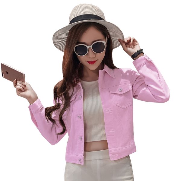 soperwillton women autumn denim short jacket vintage streetwear coat 2018 female coat blue long sleeve pockets fashion jackets, Black;brown
soperwillton women autumn denim short jacket vintage streetwear coat 2018 female coat blue long sleeve pockets fashion jackets, Black;brown