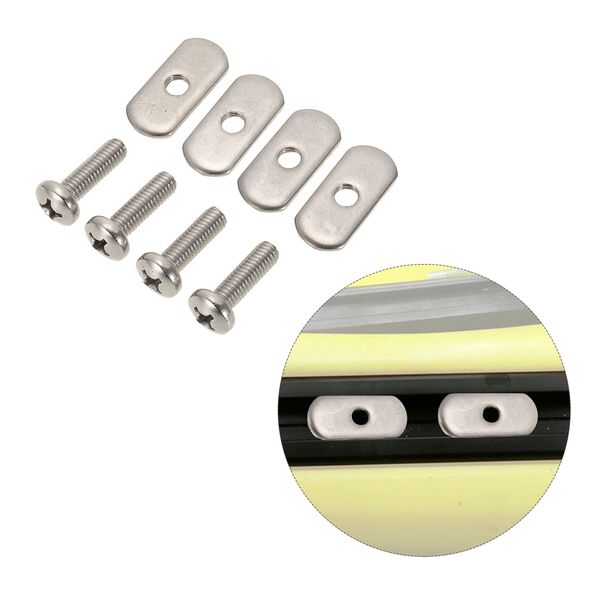 4sets stainless steel kayak rail/track screws & track nuts hardware gear mounting replacement kit for kayaks canoes boats rails
4sets stainless steel kayak rail/track screws & track nuts hardware gear mounting replacement kit for kayaks canoes boats rails