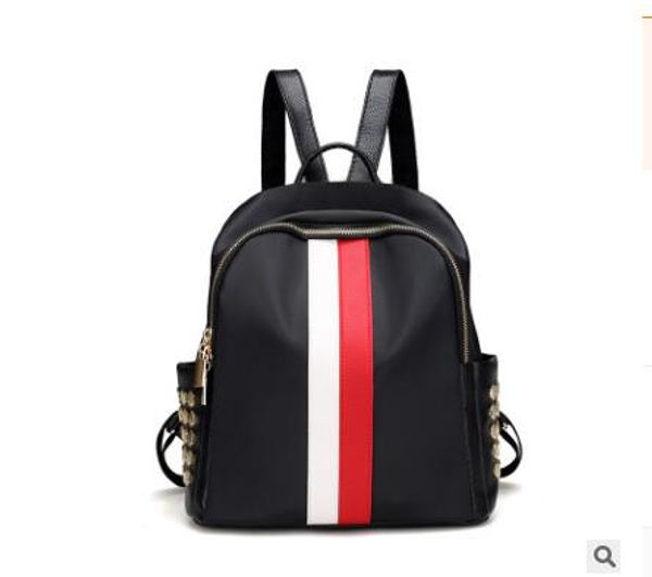 women brand fashion beach bags hit color stripes zipper mini bags backpacks ladies shoulder bag waterproof oxford cloth bag
women brand fashion beach bags hit color stripes zipper mini bags backpacks ladies shoulder bag waterproof oxford cloth bag