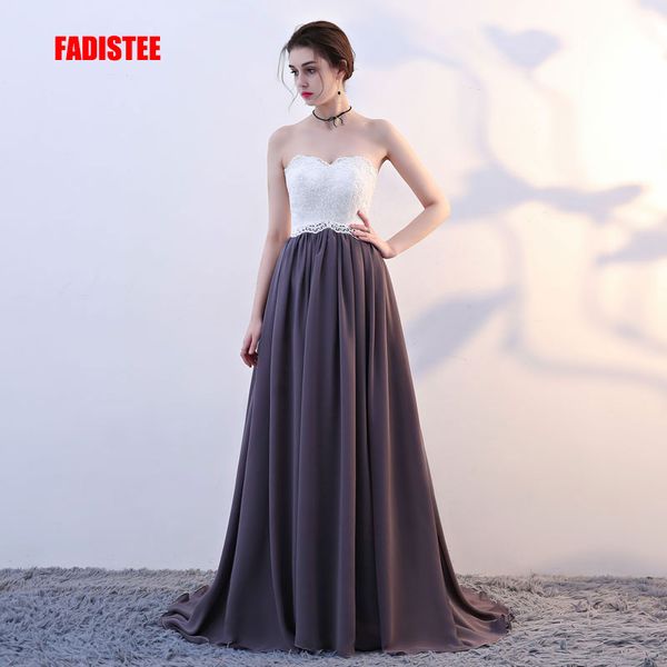 fadistee new arrival party evening dresses vestido de festa a-line prom dress lace robe de soiree strapless chiffon party dress lace, Black
fadistee new arrival party evening dresses vestido de festa a-line prom dress lace robe de soiree strapless chiffon party dress lace, Black