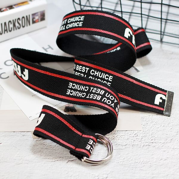 harajuku canvas belt nylon canvas belt printing letter double buckle casual all-match jeans 130 cm, Black;brown
harajuku canvas belt nylon canvas belt printing letter double buckle casual all-match jeans 130 cm, Black;brown