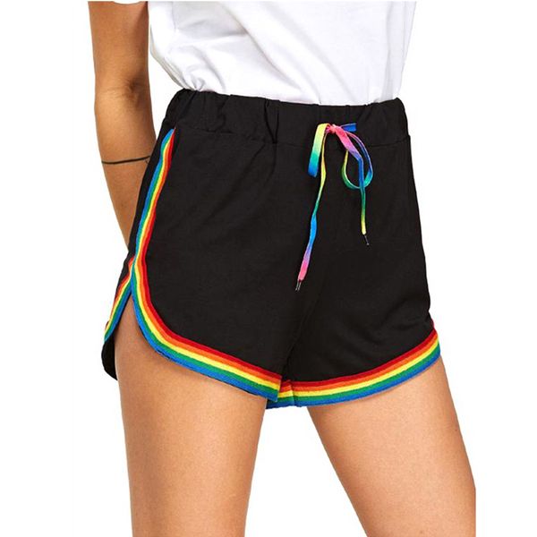 2018 short loose women sexy summer shorts ladies mid waist striped casual fall elastic waist loose shorts black, White;black
2018 short loose women sexy summer shorts ladies mid waist striped casual fall elastic waist loose shorts black, White;black
