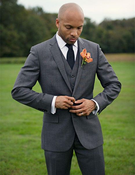 new arrival gray men suits for wedding slim fit groomsmen tuxedos three pieces custom made wedding suit (jacket+pants+vest), Black;gray
new arrival gray men suits for wedding slim fit groomsmen tuxedos three pieces custom made wedding suit (jacket+pants+vest), Black;gray