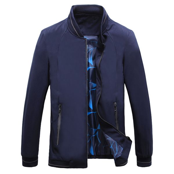s - 3xl pure color baseball collar long sleeve jacket male autumn new men's coat blue and red, Black;brown
s - 3xl pure color baseball collar long sleeve jacket male autumn new men's coat blue and red, Black;brown